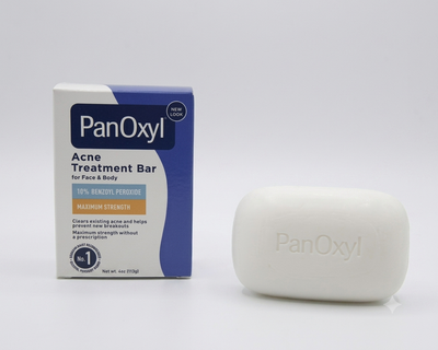 Мыло против акне PanOxyl Acne Treatment Bar 10% бензоил пероксид для лица и тела 113 г