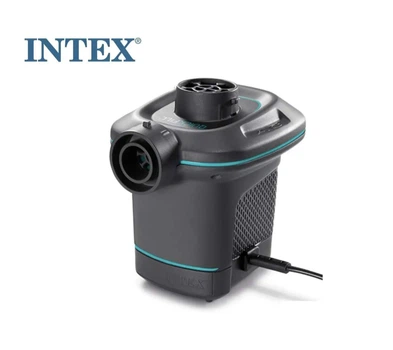 Электрический насос для надува Intex 66640 (200 л/мин, портативный электрический, подключение USB)