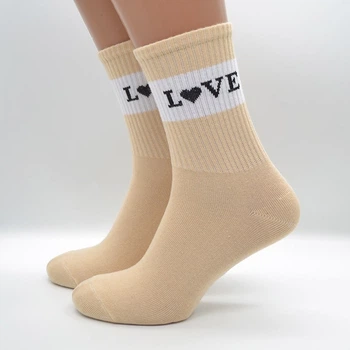 Носки женские демисезонные SIVODED 1778 Love 23-25р. Бежевый
