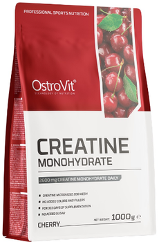 Креатин моногидрат OstroVit Creatine Monohydrate 1 кг вишня