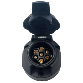 Розетка на прицеп 7+1 контактная KAMAR 7+1 PIN 12V E1216-1