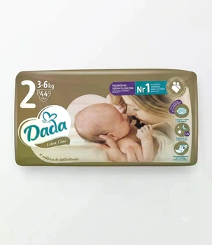 Підгузки памперси Dada Extra Care Розмір 2 (3-6 кг) 44 шт