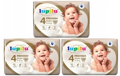 Підгузки памперси Lupilu Premium Розмір 4 (8-16 кг) 138 шт набір 3 упаковки по 46 шт