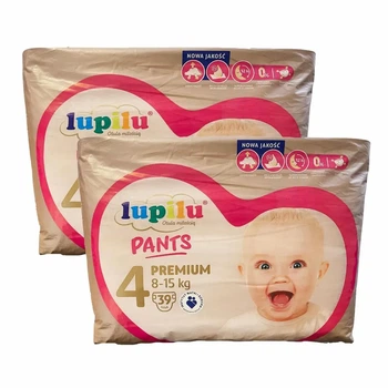 Підгузки-трусики Lupilu Premium Pants Розмір 4 (8-15 кг) 78 шт набір 2 упаковки по 39 шт