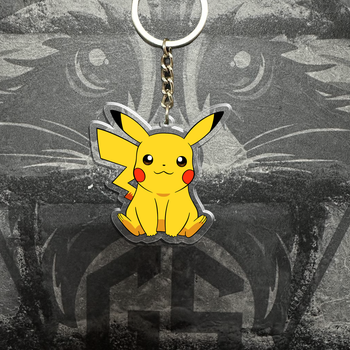 Брелок из Акрила Pokemon Pikachu Покемон Пикачу