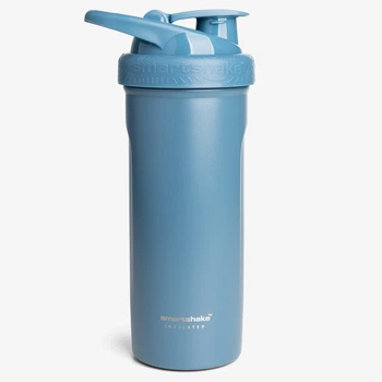 Шейкер спортивный SmartShake Insulated Steel 750 мл нержавеющая сталь синий