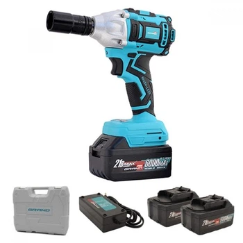 Акумуляторний гайковерт Grand АГ-21UBL/PRO 21В 6Аг безщітковий 300 Нм