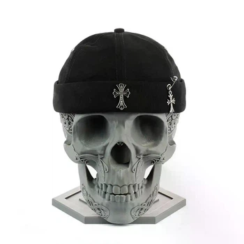 Кепка Докер в стиле Chrome Hearts Черный, Унисекс WUKE One size