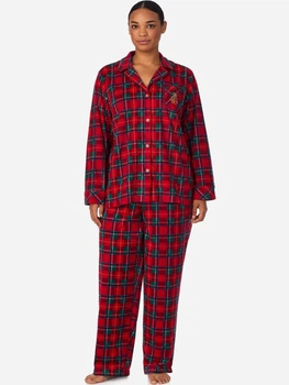 Пижама (рубашка + штаны) женская Ralph Lauren 408613068 S Красная (1160101108)