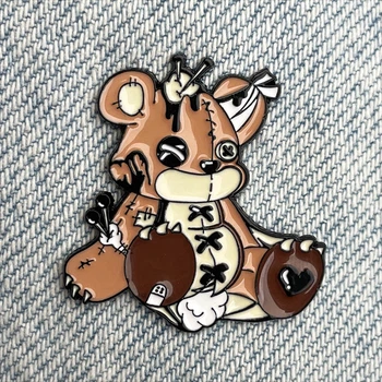 Значок пін Brown Bear