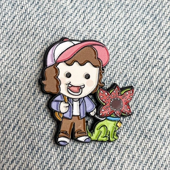 Значок пін Stranger Things (Dustin with Demogorgon)