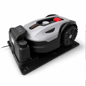Газонокосарка-робот GTM RLM600/18W 600 кв.м із зарядною станцією та комплектом для встановлення