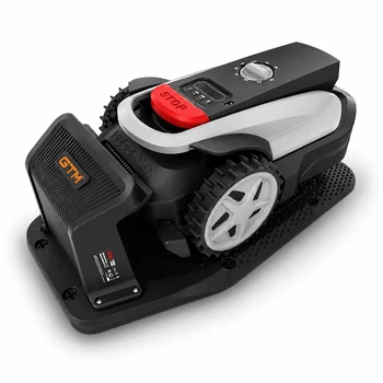 Газонокосарка-робот GTM RLM800/18V 600 кв.м із зарядною станцією та комплектом для встановлення