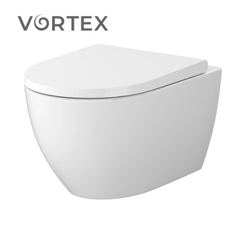 Унітаз підвісний Zen Pro Vortex з кришкою Slim дюропласт SZCZ1003116324 Cersanit
