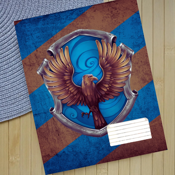 Зошит Гаррі Поттер Рейвенклов Harry Potter Ravenclaw клітинка 18 аркушів (30919)