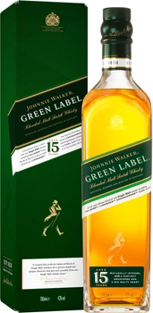 Віскі Johnnie Walker Green label 15 років витримки 0.7 л 43% (5000267134710_5000267199443)