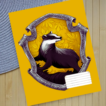 Тетрадь Гарри Поттер Пуффендуй Harry Potter Hufflepuff линия 18 листов (30931)