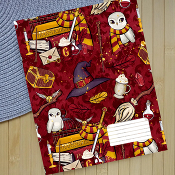 Тетрадь Гарри Поттер Ґрифиндор Harry Potter Gryffindor клетка 18 листов (30896)