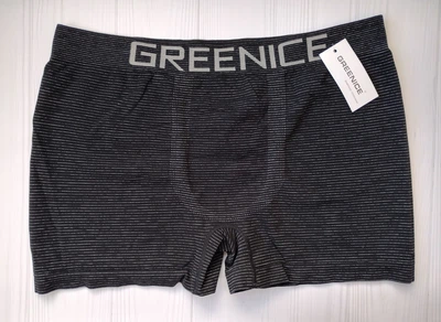 Мужские боксеры Greenice бесшовные черный XXXL\XXXXL 4605
