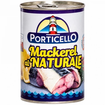 Макрель Porticello в собственном соку Mackerel al Naturale 425 г