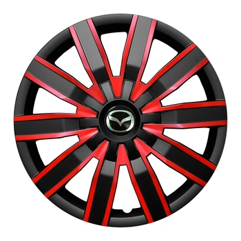 Колпаки Jawoplast Volare Duo Black-Red R15 Mazda (Комплект 4 шт.)