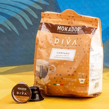 Капсули Mokador Diva Cortado для системи Diva - 25 шт.