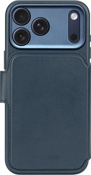 Etui z klapką Decoded Leather Detachable Wallet do Apple iPhone 17 Pro Max Navy Shadow (D26IPO17PMDW5NW)