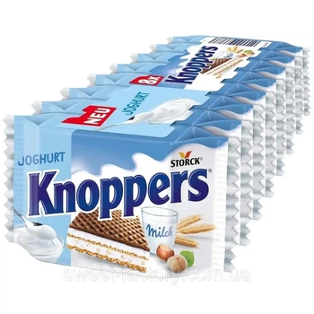 Вафлі Knoppers Joghurt (8 шт) 200г