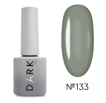 Гель лак Dark Gel Polish No133 серый 6 мл