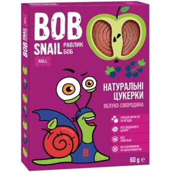 Конфета Bob Snail Яблоко, черная смородина 60 г (1740744)