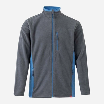 Толстовка на флисе, на молнии мужская Velilla 201504_08/05 XL Grey/Sky Blue (8434455376069)