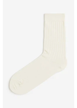 Шкарпетки H&M 271170159 40/42 Кремовий