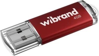 Флеш накопитель USB 4Gb Wibrand Cougar, Red, USB 2.0 (WI2.0/CU4P1R)