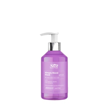Маска для освітленого та мелірованого волосся Shot Design Simply Blond Mask, 250 ml