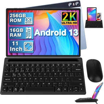 Планшет 11'' 2К YESTEL T15 8+8/256Gb 8 ядер Android 13 8600 mAh Черно-голубой (102175259) - Уценка
