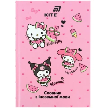 Словник з іноземної мови, 60 аркушів, Hello Kitty HK26-407