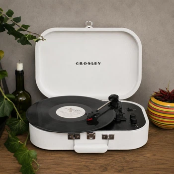 Вініловий програвач Crosley Discovery Bluetooth, грамофон з вбудованими колонками для вінілових дисків