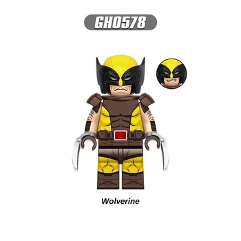 Фігурка мініфігурка до конструктора Marvel коричневий костюм Росомаха Brown Wolverine Uncanny X-Men GH0578 410