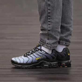 Кросівки чоловічі Air Max TN Plus Black White Yellow 43 (2115-1136678)