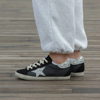 Кросівки жіночі Golden Goose Black Silver Star 41 (2504-1403785)
