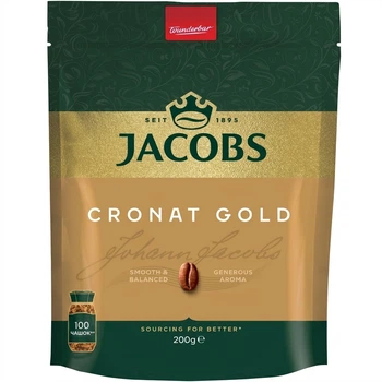 Кава розчинна Jacobs Cronat Gold 200 г