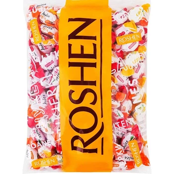Карамельні цукерки Roshen Juice mix 1 кг
