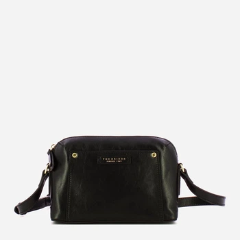 Torebka crossbody damska ze skóry naturalnej mała The Bridge Cecilia 44270301 30 Czarna (800070356634)