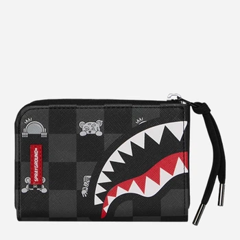 Portfel Sprayground Peeking Character Check 910W8917NSZ Czarny (800070358191)