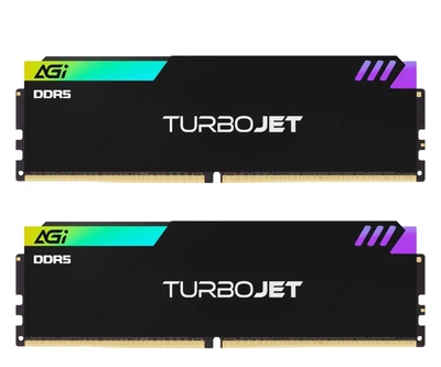 Оперативная память AGi 32GB (2x16GB) 6000 CL30 Turbojet RGB Black (AGI6APC16UD858-DC) EU