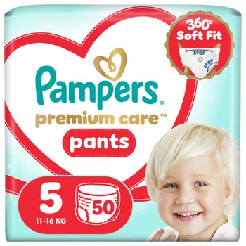 Подгузники Pampers Premium Care Pants Размер 5 (11-16 кг) 50 шт (8006530320085)