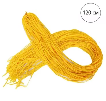 Канекалон африканские косички зизи 120 см, желтый, 50 г