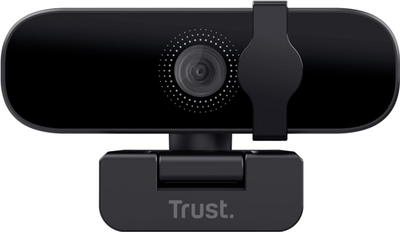 Вебкамера TRUST Tanor Full HD 1080p 30 FPS для видеозвонков, черная