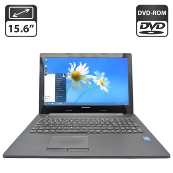 Ноутбук Lenovo IdeaPad G50-30 / 15.6" (1366x768) TN / Intel Celeron N2840 (4 ядра по 2.1 - 2.5 GHz) / 4 GB DDR3 / 500 GB HDD / Intel HD Graphics / WebCam / DVD-ROM / АКБ не тримає б/в