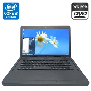 Ноутбук HP Compaq Presario CQ57 / 15.6" (1366x768) TN / Intel Core i3-2330M (2 (4) ядра по 2.2 GHz) / 4 GB DDR3 / 160 GB HDD / Intel HD Graphics 3000 / WebCam / DVD-ROM б/у